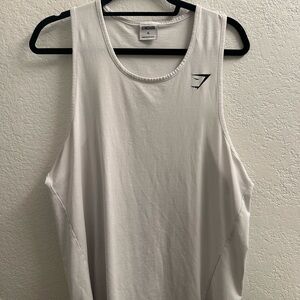 Gymshark Off-White Sleeveless Top
